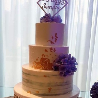 Topo de Bolo: "Amor para sempre"