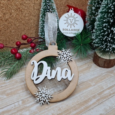 Bola - Nome e flocos de neve