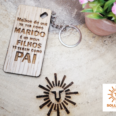Porta-chave "Dia do Pai"