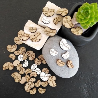 Botões Personalizados - Logótipo das Empresas