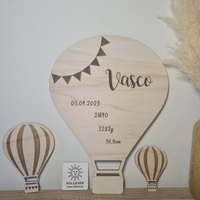 3 Balões de Ar quente ( Decoração de Parede)