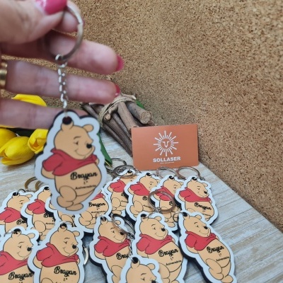 Porta-chaves - "winnie the pooh"