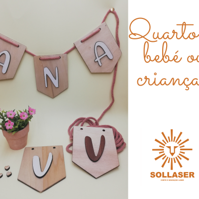 Bandeiras com o nome