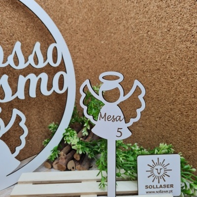 Marcadores de Mesa Anjo