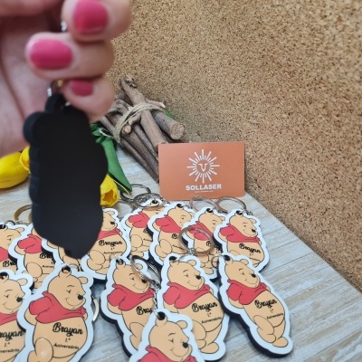 Porta-chaves - "winnie the pooh"