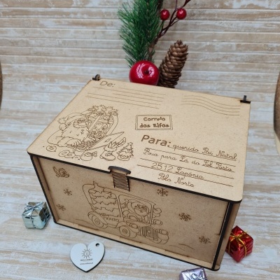 Caixa de correio Mágica para o Pai Natal