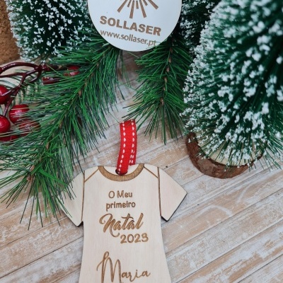 Pendente: Body " O meu primeiro Natal"