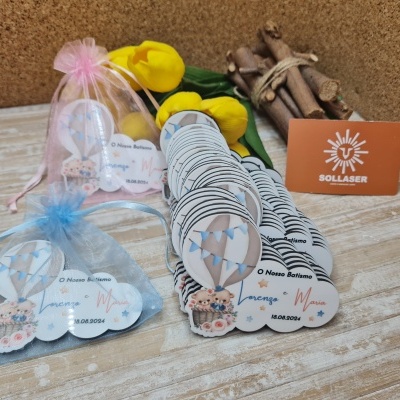 Lembrança Ursinhos no Balão para irmãos