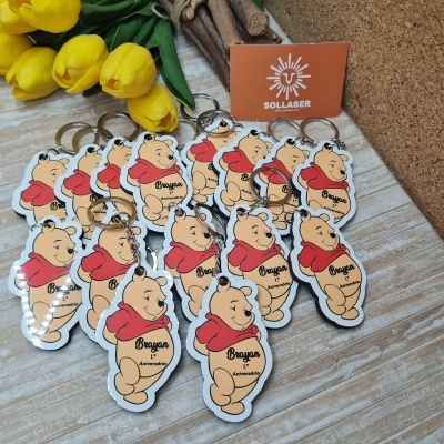 Porta-chaves - "winnie the pooh"