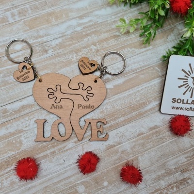 Porta -chaves  "Abraço"