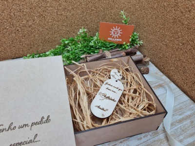 Pedido de Padrinho e porta-chaves