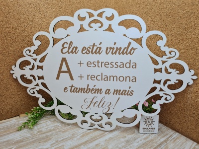 Placa Vintage - A + Placa Vintage - A +