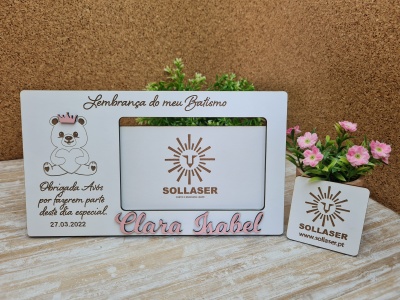 Moldura ursinho de coroa