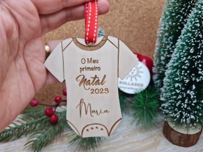 Pendente: Body " O meu primeiro Natal"