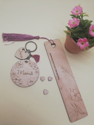 Conjunto Porta-chaves e Marcador de Livros