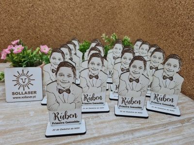 Fotogravação - Lembrança de Primeira Comunhão