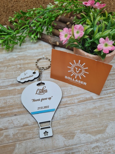 Porta-chaves Balão para Aniversário ou Cerimónia