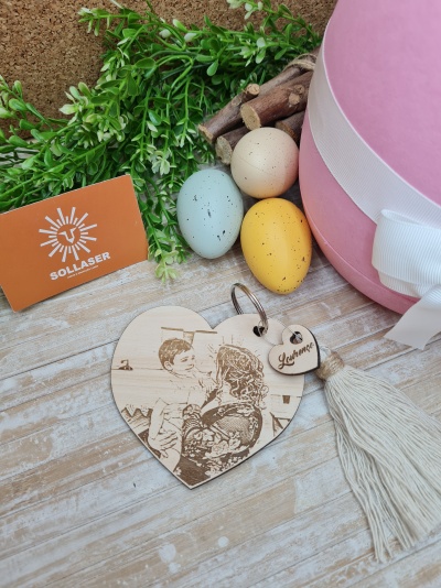 porta-chaves - Fotogravação Anjo