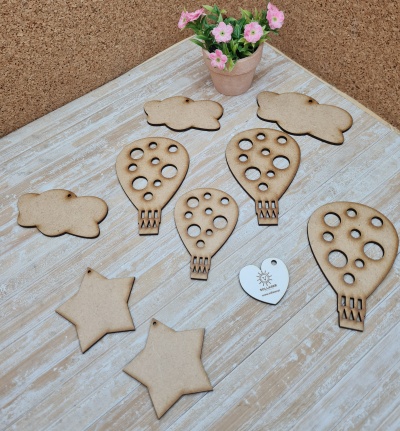 Figuras variadas em MDF branco ou cru Figuras variadas em MDF branco ou cru