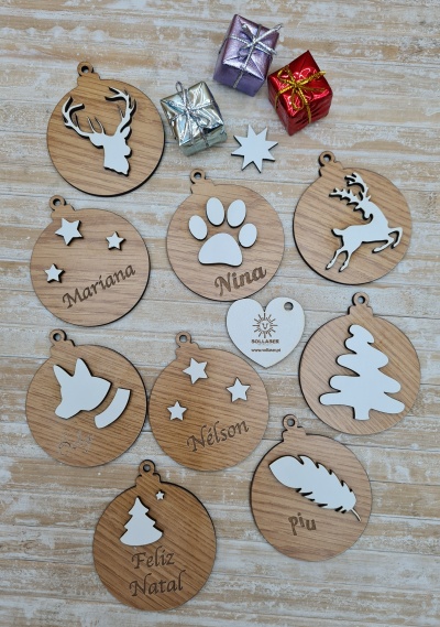 Bolas em Madeira " Animais de estimação"