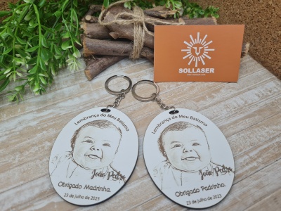 Porta-chaves - Fotogravação