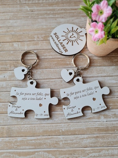 Porta -chaves  "Puzzle"