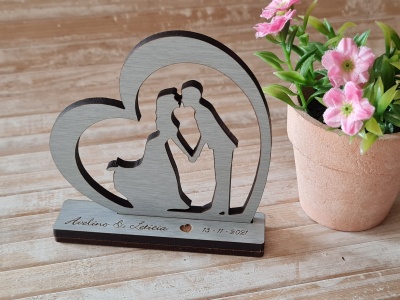 Lembrança: Noivos no Coração