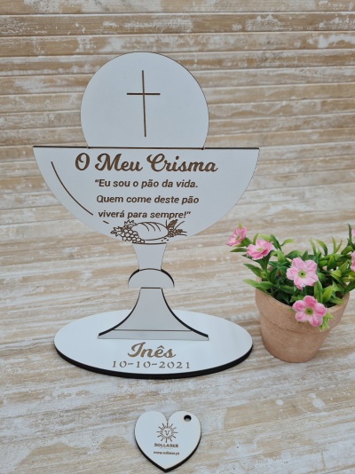 Topo de bolo com base: "Cálice"