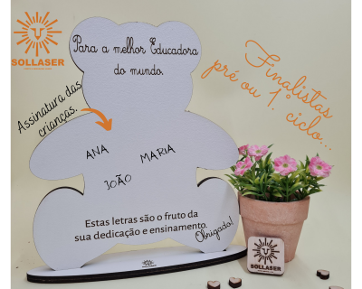 Urso para assinaturas de crianças