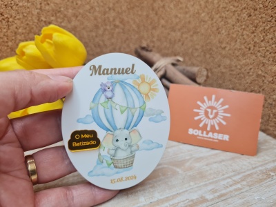 Elefante balão colorido