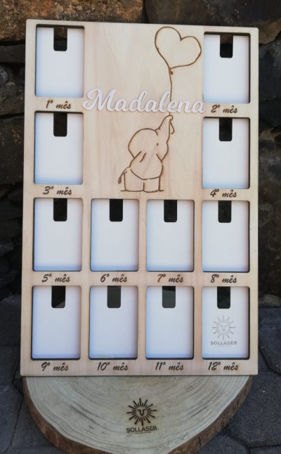 Moldura Bebé - 12 meses