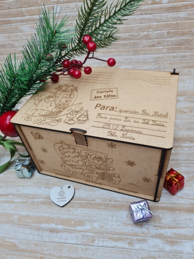 Caixa de correio Mágica para  o Pai Natal