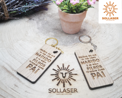 Porta-chave "Dia do Pai"