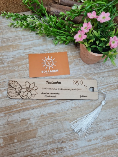 Marcador de livro- Pedido especial de Madrinha