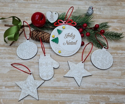 Conjunto " Adornos Natalícios"
