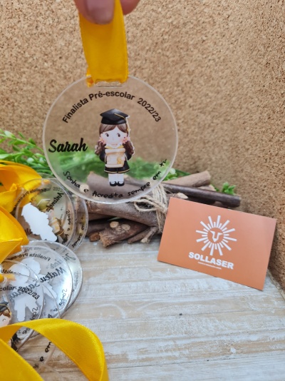 Medalhas em acrílico