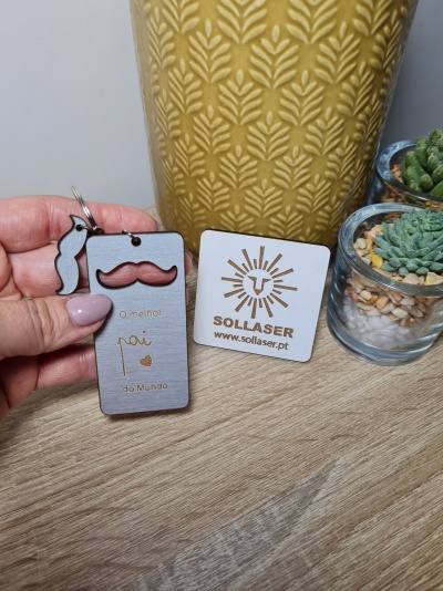 Porta-chaves "O Melhor Pai do Mundo"