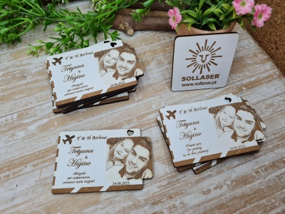 Tema Viagem -  Lembranças "Bilhete de Avião"