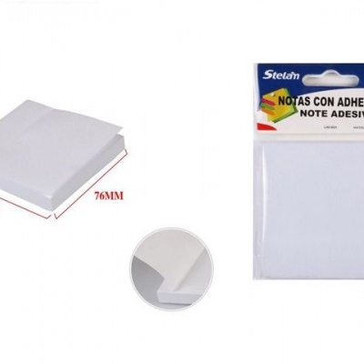 Bloco de nota adesivo Branco 76mm*76mm 100Fls - 688905