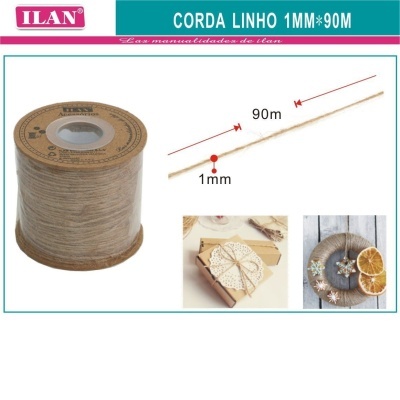 Corda de Linho - 1mm x 90m