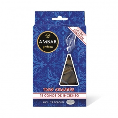 Cono de incenso Ambar - Nag Champa