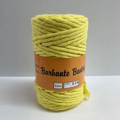 Linha Barb. Beatriz 4mm (Amarelo) - Cor 538