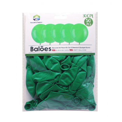 Balão Verde Escuro 50PCS 30cm - 312569