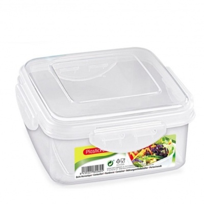 PlasticoForte caixa hermética click quadrada 1.6L