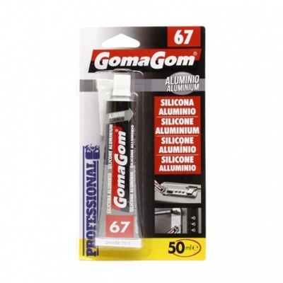 GomaGom silicone de cor alumínio 50ml - 67