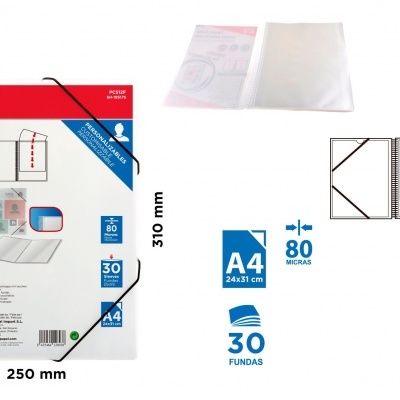 Pasta A4 c/elástico -PC512F