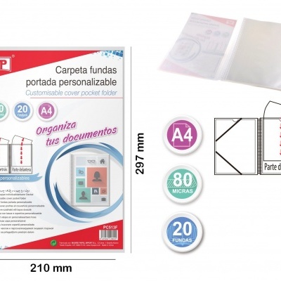 Pasta A4 c/elástico -PC513F