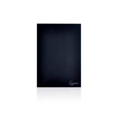 Caderno capa preta A5 horizontal