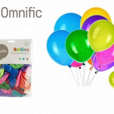 Balão Colorido 30cm 50PCS  - 312699