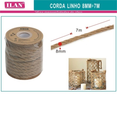 Corda de Linho - 8mm x 7m